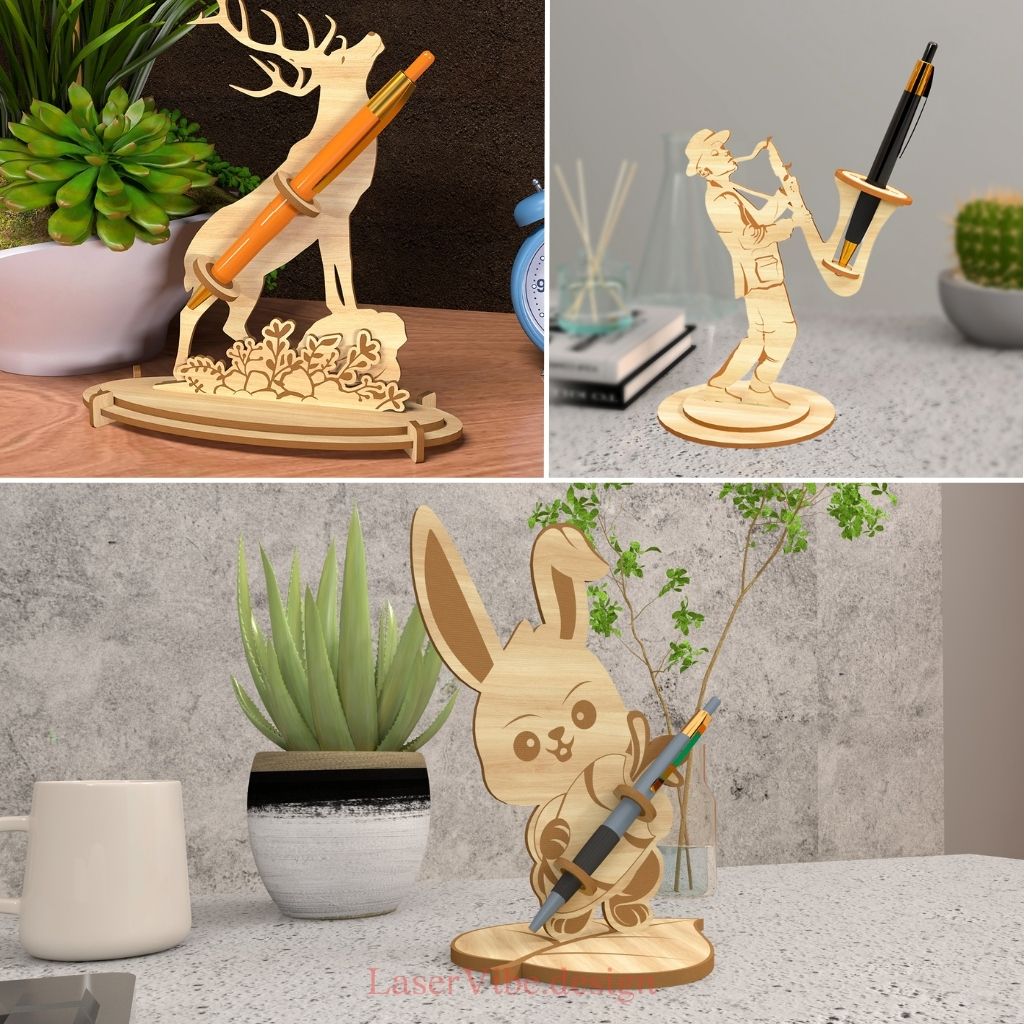 Bộ 3 sản phẩm giá cắm bút