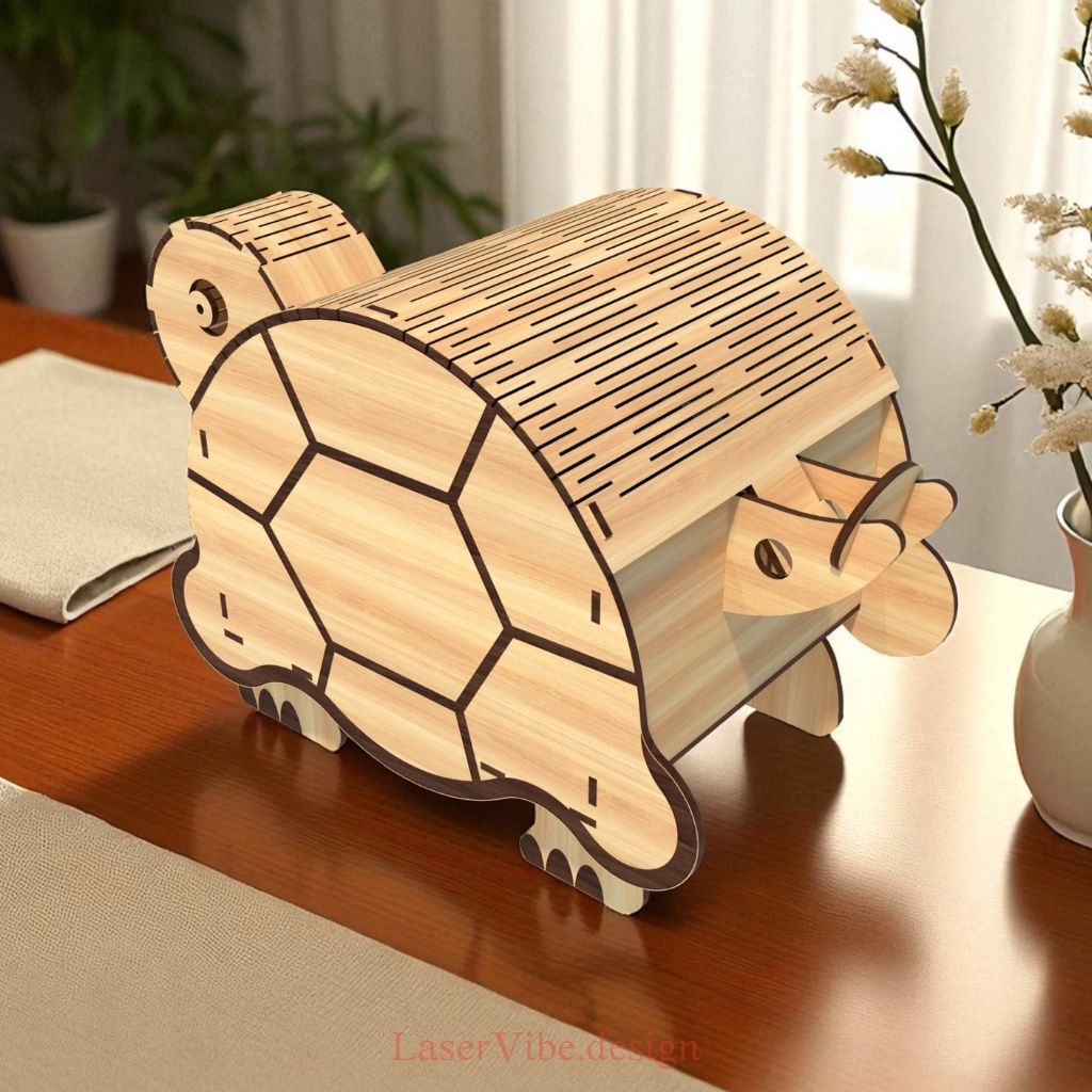 Hộp đựng khăn giấy hình rùa biển