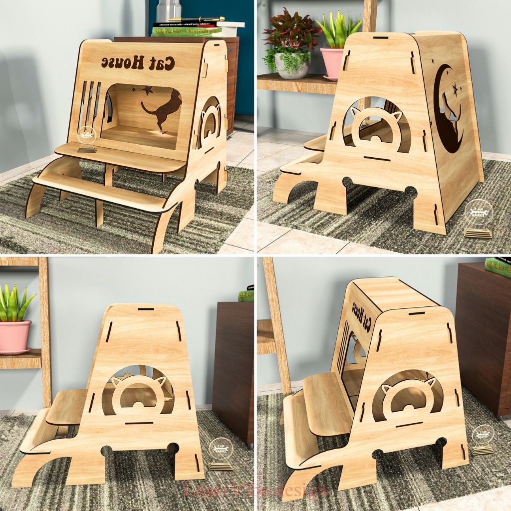 Nhà cho mèo hình chữ A