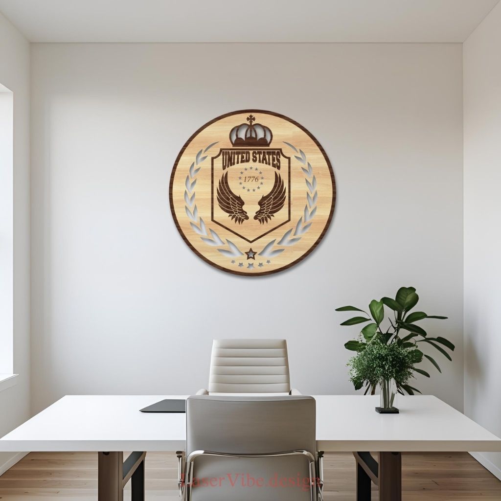 Tranh gỗ treo tường ngày độc lập US