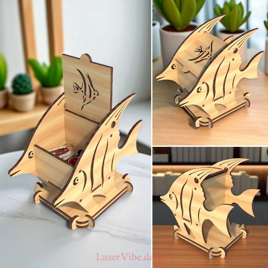 Hộp đựng đa năng hình cá thần tiên