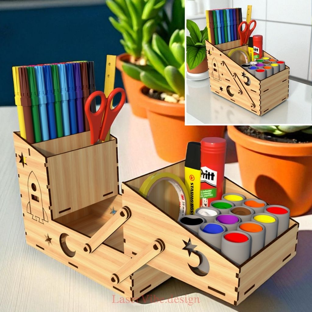 Hộp đựng bút và dụng cụ vẽ